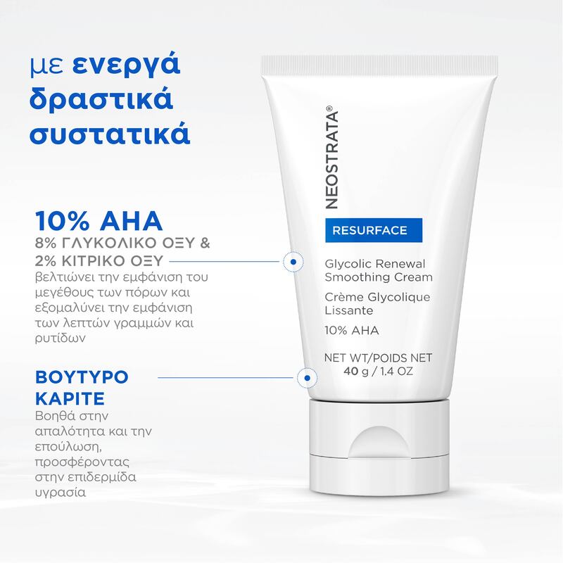 NEOSTRATA - RESURFACE Glycolic Renewal Smoothing Cream - 40gr